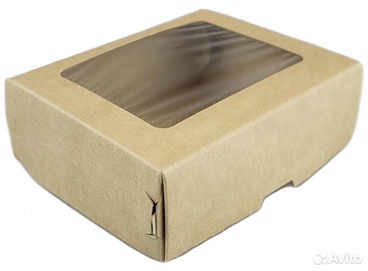 Коробка с окном 300 мл 170*80*35 Food To Go 25 шт