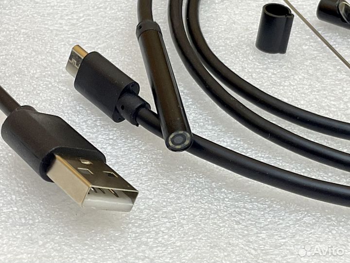 Эндоскоп для Андроид с подсветкой (1 метр) - новый