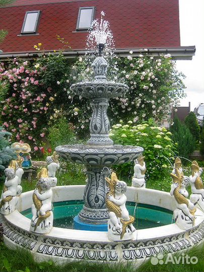 Фонтан Мальчик С Рыбкой