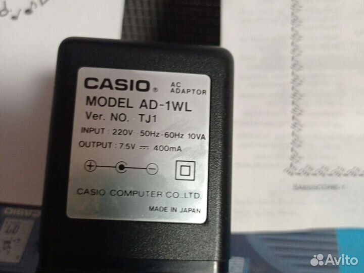 Синтезатор саsio SA -65, с батарейками, новый