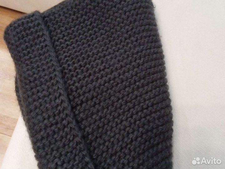 Капюшон вязаный