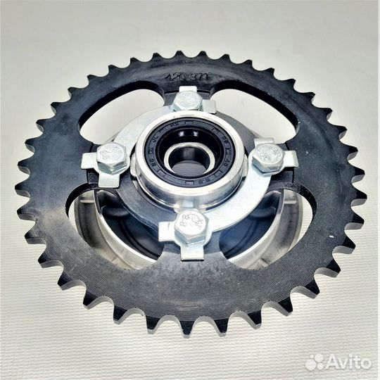 Звезда мопеда Delta задняя в сборе 420 37 зуб