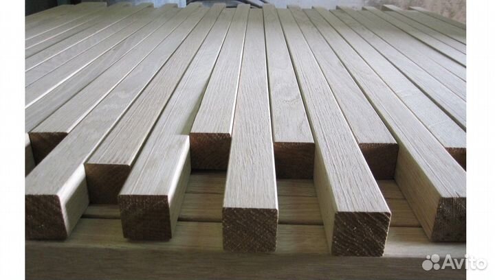 Брусок деревянный, рейка деревянная. Погонаж