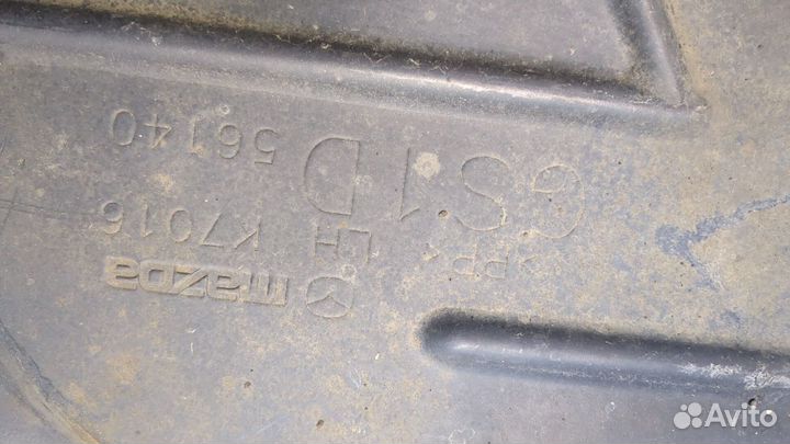 Защита арок (подкрылок) левая передняя Mazda 6 (GH), 2008