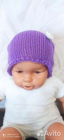 Летняя шапка для девочки