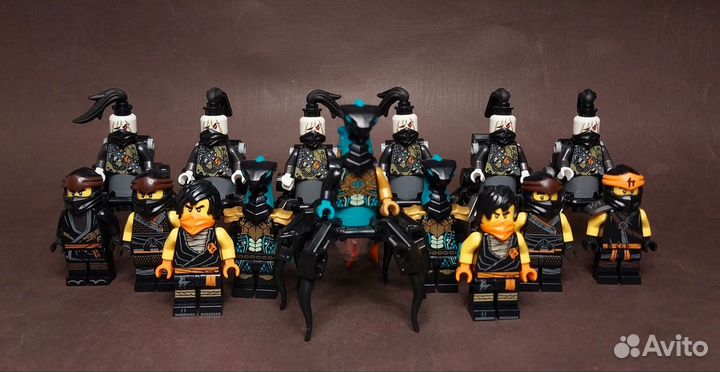 Lego ninjago минифигурки (kai, Jay, Lloyd, Wu)