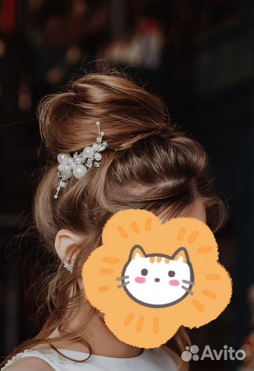 Серьги, заколка для волос(бижутерия)