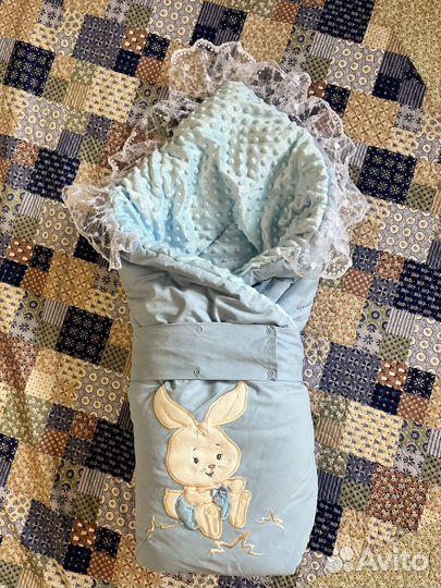 Конверт одеяло на выписку зима