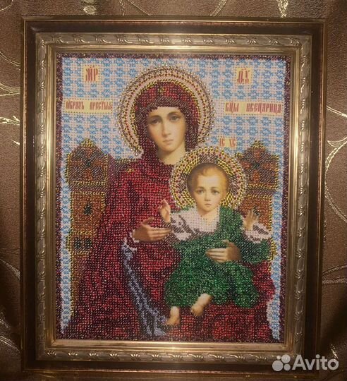 Иконы вышитые бисером