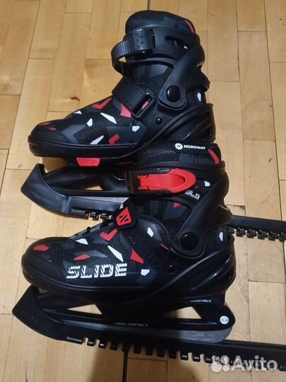 Коньки детские раздвижные