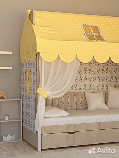 Балдахин на кровать домик