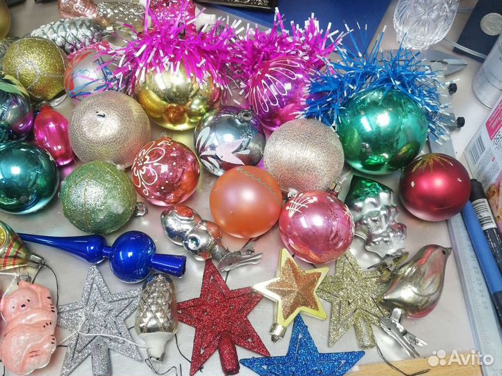 Елочные игрушки СССР