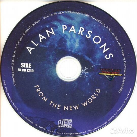 Alan Parsons – From The New World (CD)