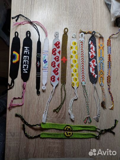 Фенечка браслет из мулине