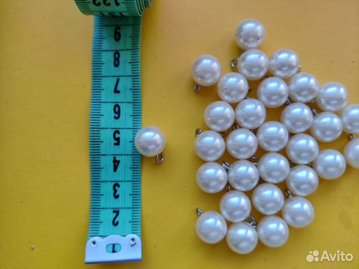 Пуговицы жемчужные 30 шт