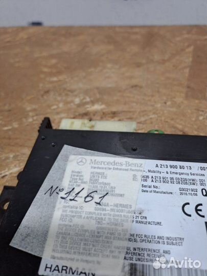 Блок управления телефоном Mercedes Benz E Class