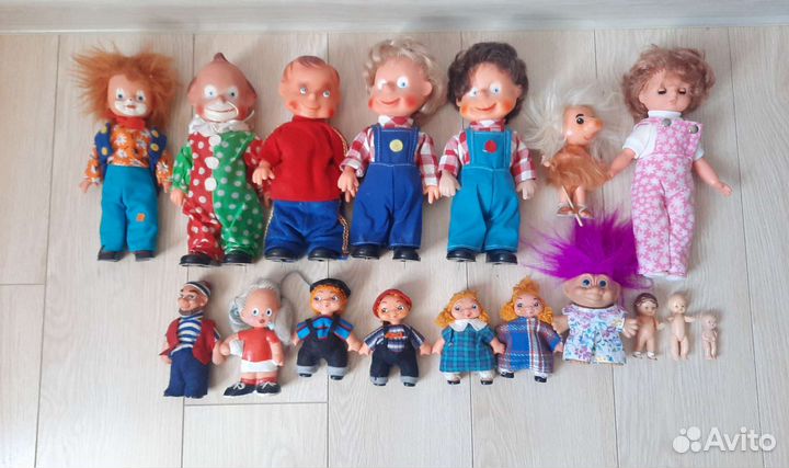 Куклы ГДР времён СССР. Кривоножки,клоуны и др