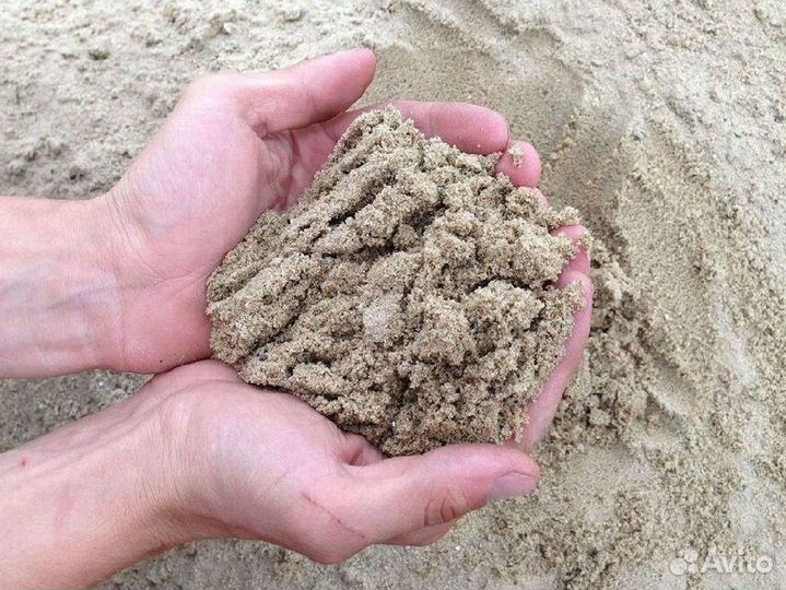 Песок сеянный доставка от 20 мешков