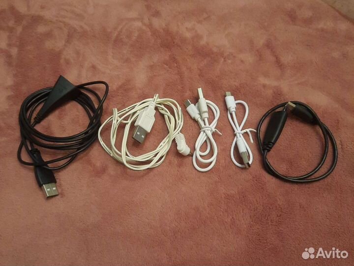 USB переходник: на USB, DC 2.5, micro/mini USB