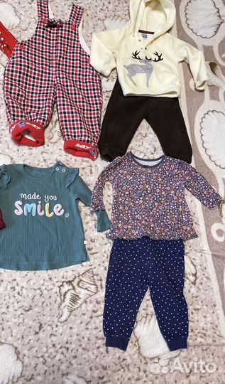 Одежда пакетом для девочки 74