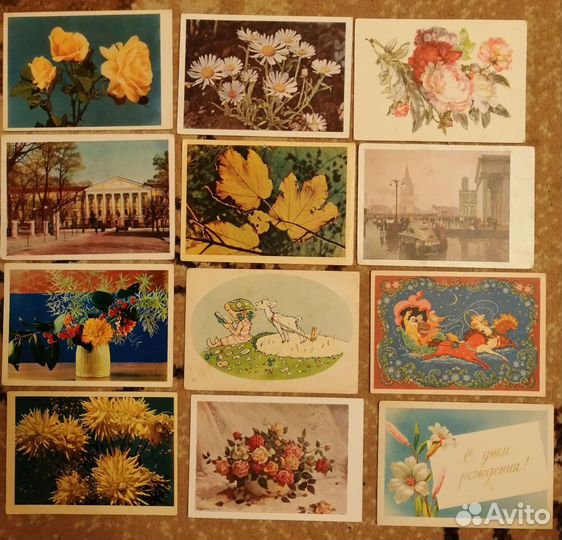 Открытки СССР 1950-1970 годы