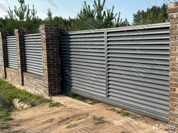 Забор жалюзи еврозабор