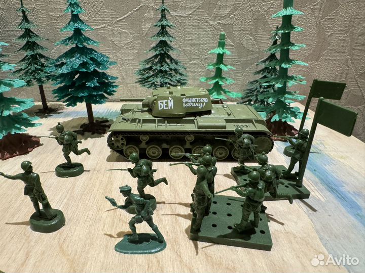 Деревья и солдатики для диарам