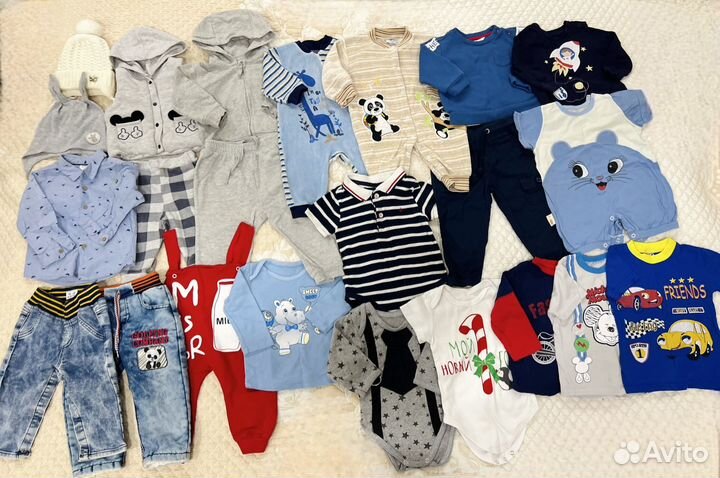 Пакет вещей на мальчика 68-80 см