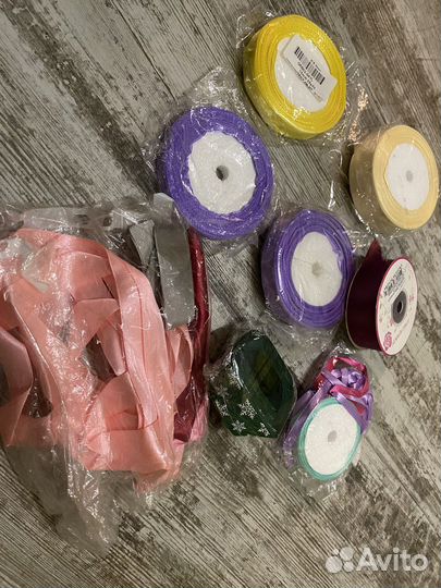 Кружево, атласные ленты