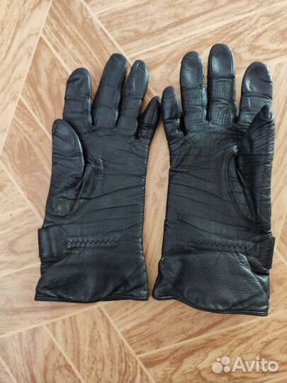 Перчатки кожаные