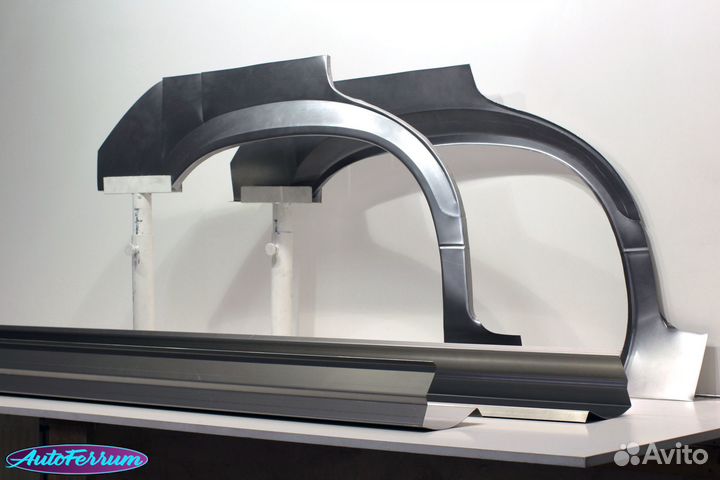 Kia Sportage 1 ремонтные пороги и задние арки