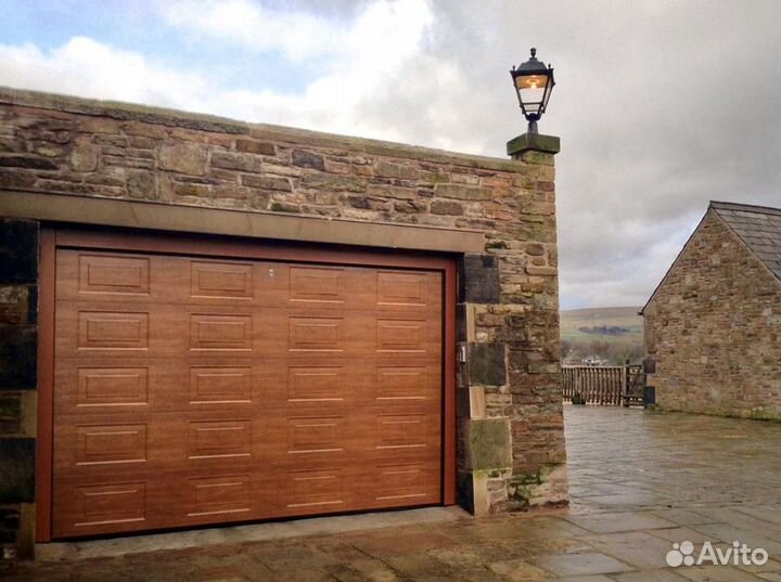 Секционные ворота алютех