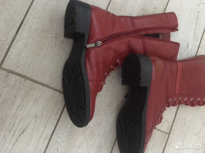 Ботинки натуральная кожа новые