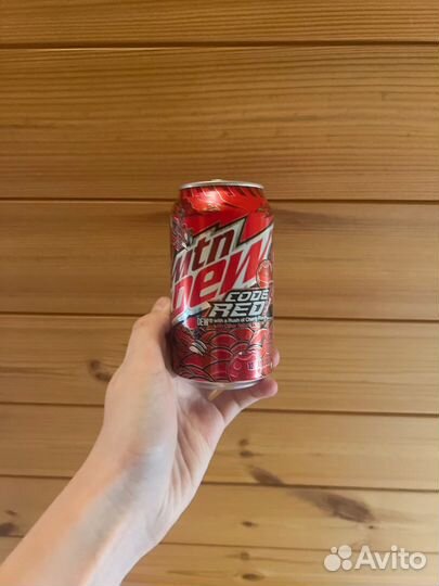 Банка Mtn Dew core red