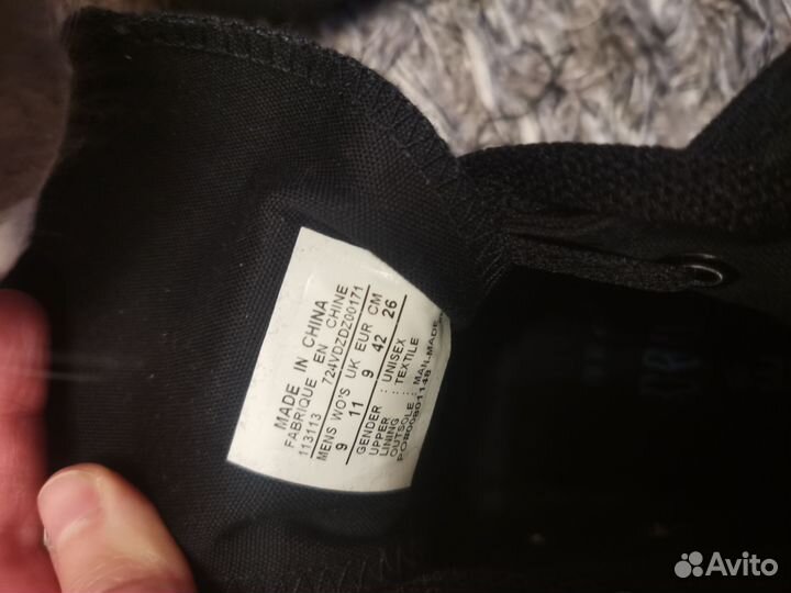 Кеды converse ALL star черные высокие Мужские