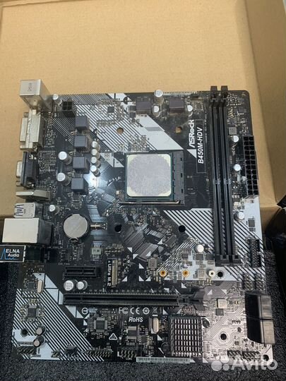 Материнская плата asrock b450m hdv r4.0