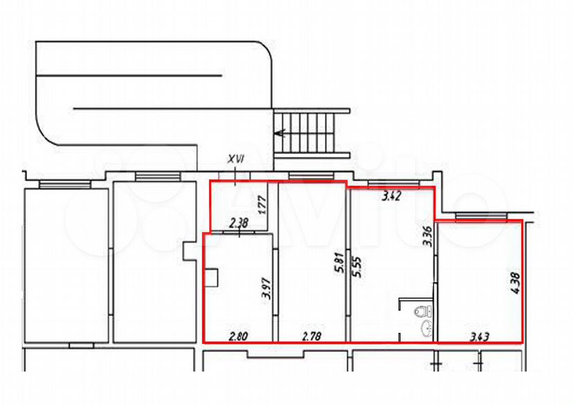 Торговая площадь, 65.7 м²