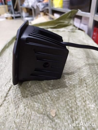 Фара светодиодная C16F-2 белый+ желтый+ стробоскоп