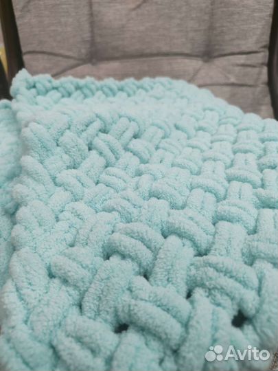 Плед вязаный