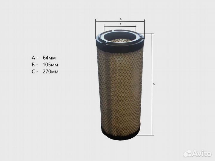 Фильтр воздушный nissan L01