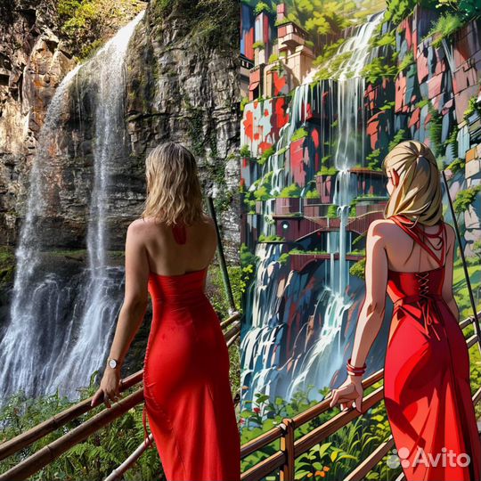 Фото в стиле аниме через нейросеть