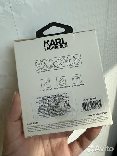 Силиконовый чехол Karl Lagerfeld на Airpods Pro