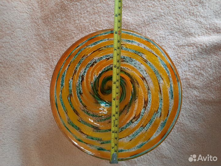 Блюдо/ваза муранское стекло времён СССР