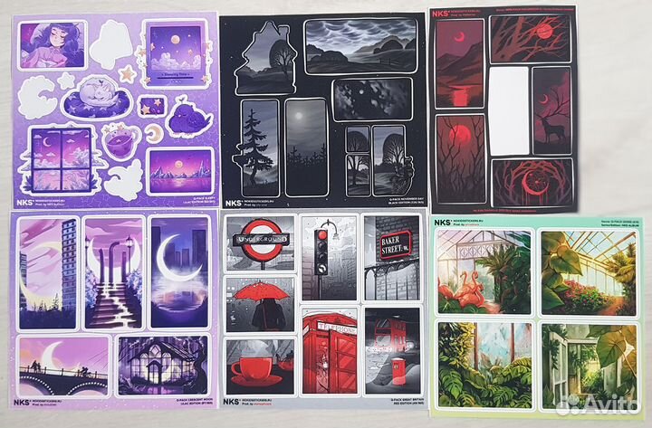 Стикеры NKS виниловые