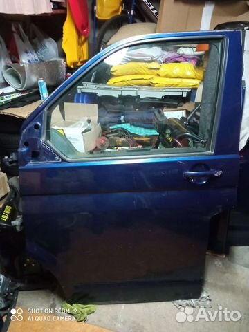 Передняя левая дверь в сборе Фольцваген Каравелла