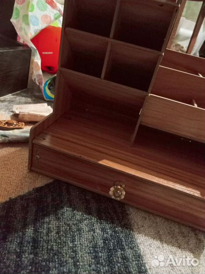 Ящик деревянный для хранения мелочёвок