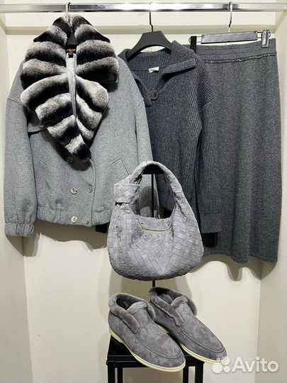 Куртка с мехом шиншиллы Loro Piana