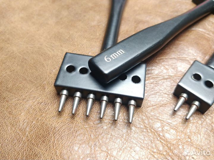 Строчный пробойник для кожи. Реставрация ремней