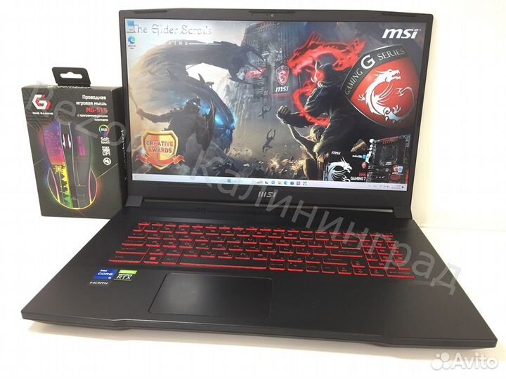 Игровой Msi, 16 GB, Core i5, RTX 4GB, SSD,Гарантия