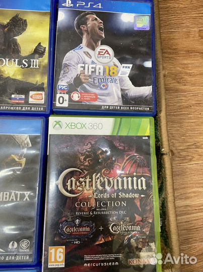 Диски на xbox 360 и ps4 лицензия